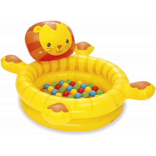 Up In and Over Colorful Lion Ball Pit Inflatable Kids Play Centre